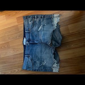 Torrid Bedazzled Jean shorts
